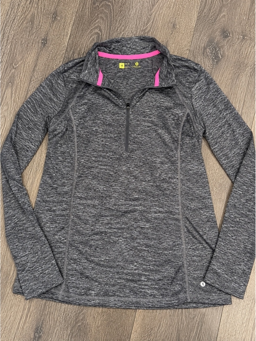 C9 Champion Women's Gray Half-Zip Pullover Sweatshirt Medium